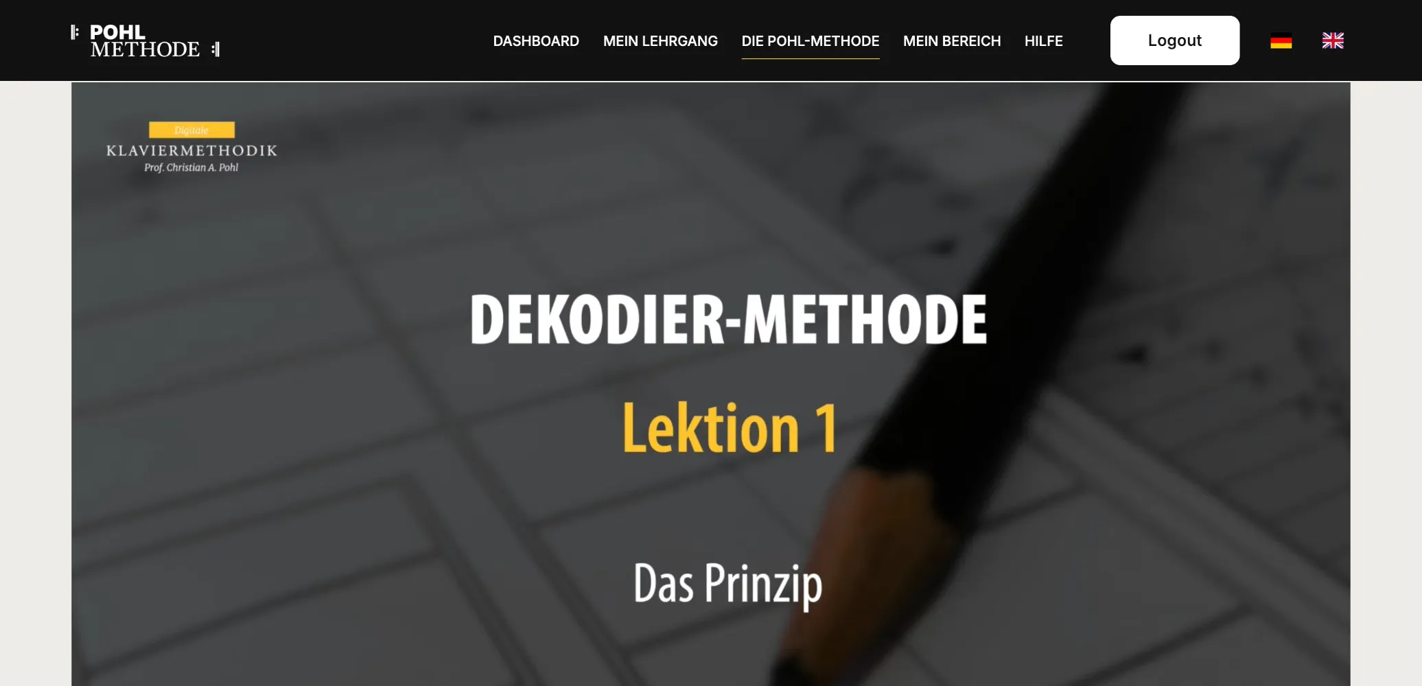 Lehrvideo Dekodier-Methode, Lektion 1: Das Prinzip